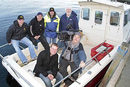 Steve Souter and the Tight Lines cameras (Pic by Mark Burgess, Shetland Times)